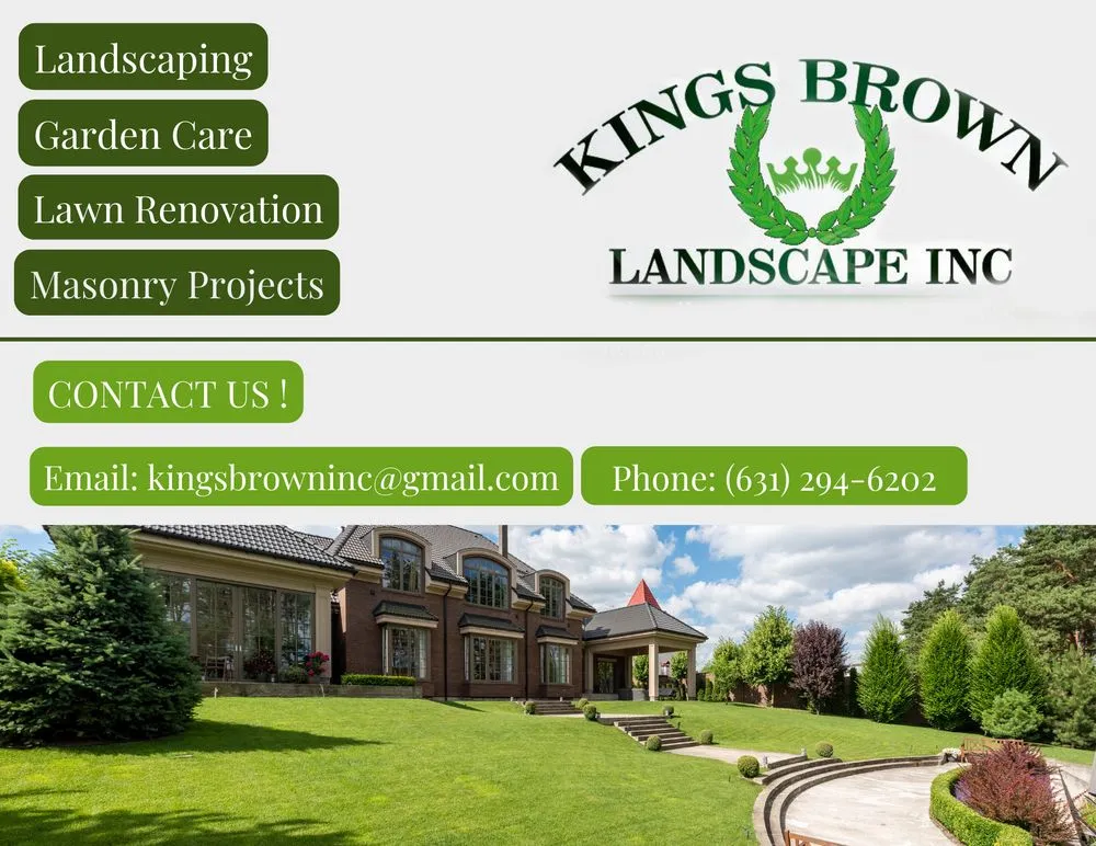 Custom outdoor landscaping in Shirley, NY - Kings Brown Landscape
