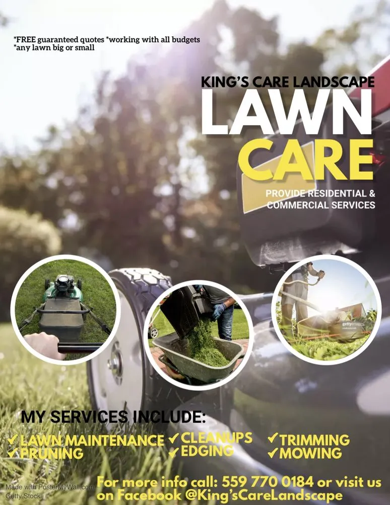 Reliable lawn care service in Sanger, CA - King’s Care Landscape