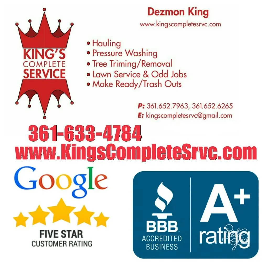 Professional outdoor landscaping experts serving San Antonio, TX - King's Complete Service