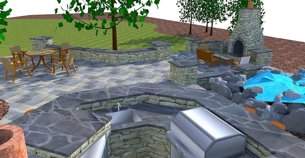 Expert landscape design in Lemont, IL by King's Landscape Design