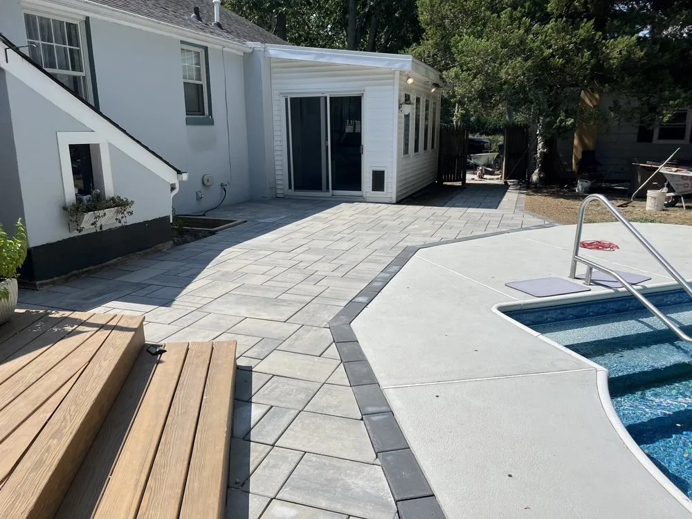 Custom garden landscaping for residential properties across Ocean Township, NJ - Kings Lawn Service & Pavers