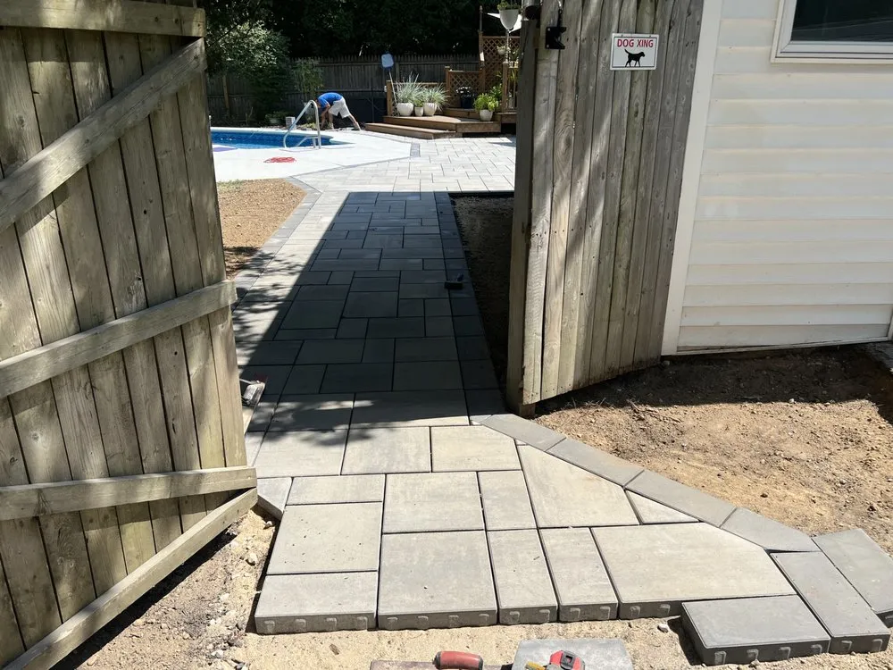 Custom lawn mowing service for outdoor upgrades in Ocean Township, NJ by Kings Lawn Service & Pavers