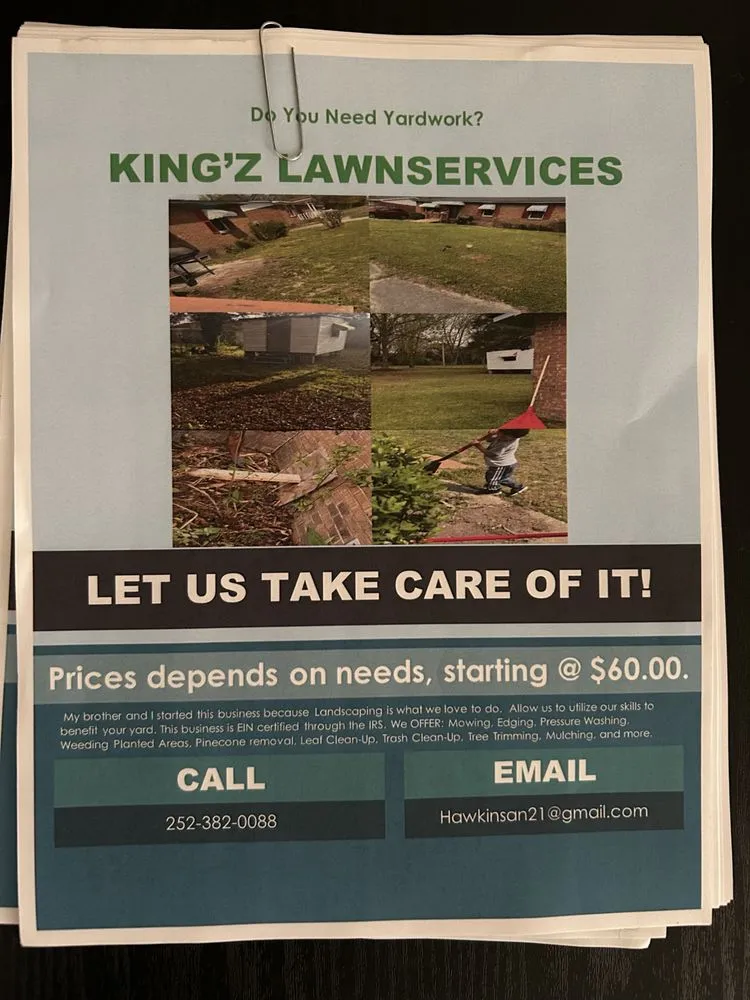 Professional lawn mowing service in Farmville, NC by Kings Lawn Services