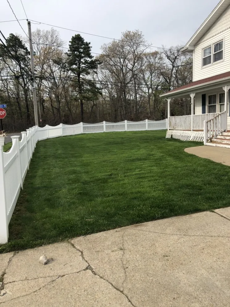 Local yard cleanup service with custom design in Central Islip, NY by Kings Well Kept Lawn Care