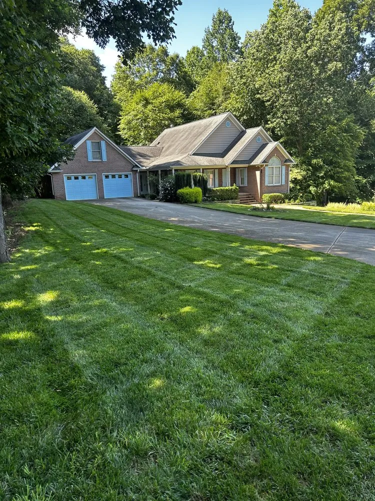 Professional lawn mowing service for outdoor upgrades in Gastonia, NC by Kingscapes All Your Landscape Needs