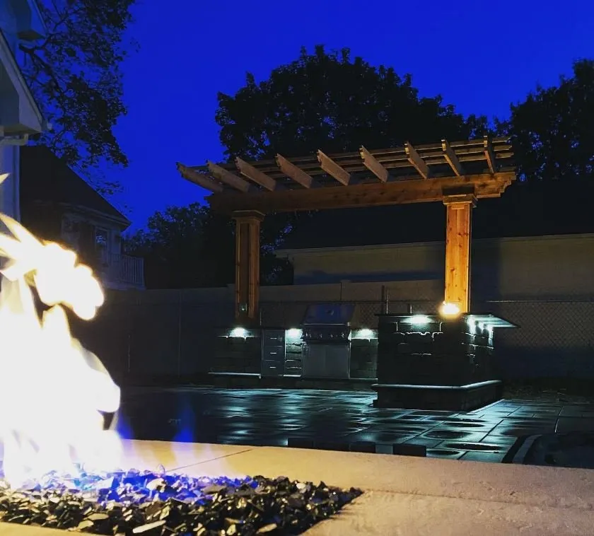 Custom landscape design in North Aurora, IL by Kingscourt Landscape