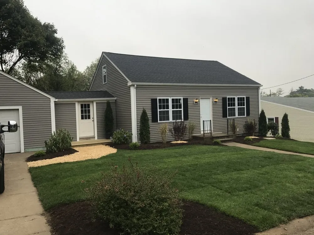 Custom yard maintenance in West Kingston, RI by Kingston Turf Farms