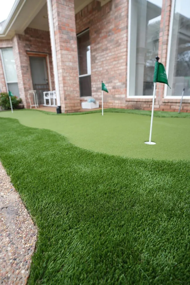 Professional landscape installation with custom design in Colleyville, TX by Kingswood Landscape