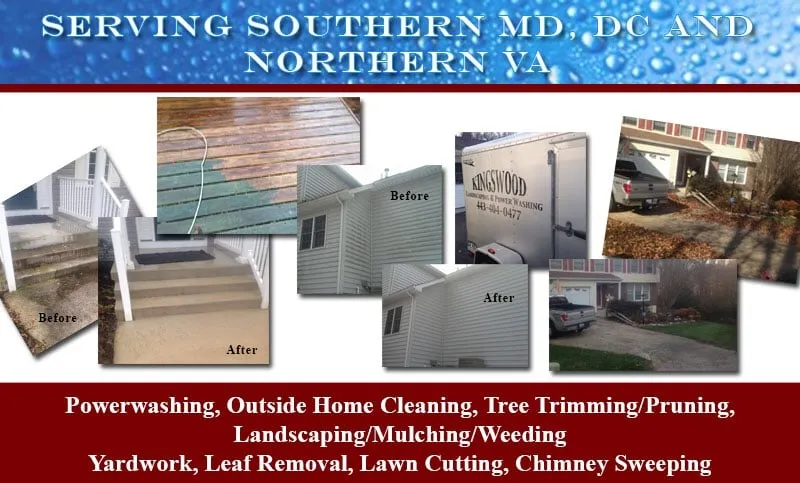 Local outdoor landscaping experts serving Huntingtown Md, MD - Kingswood Landscaping & Powerwashing