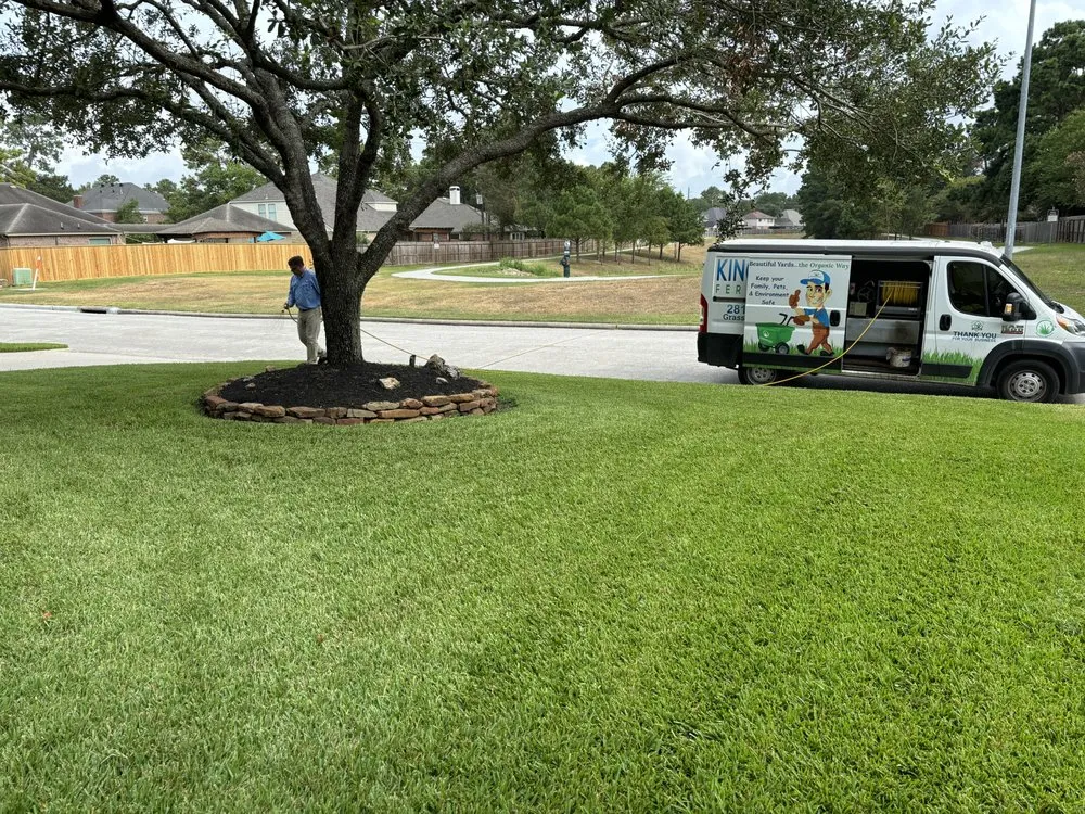 Custom landscape installation near you in Kingwood, TX by Kingwood Fertilizing