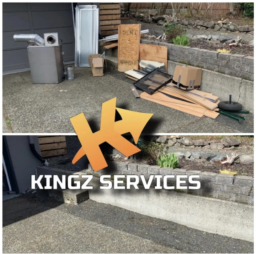 Professional landscape design for residential properties in Spanaway, WA by Kingz Services
