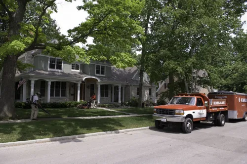 Professional outdoor landscaping for outdoor upgrades in Lake Bluff, IL by Kinnucan Tree Experts & Landscape Company