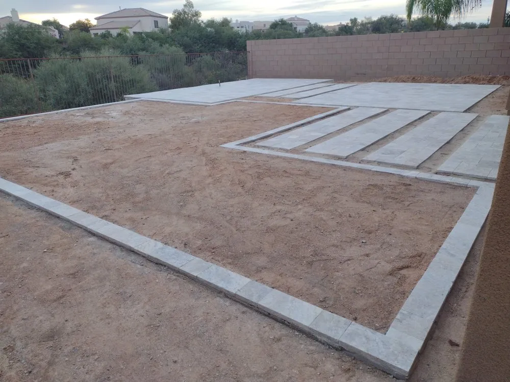 Custom lawn mowing service for homes in Tucson, AZ by Kino Landscape & Construction