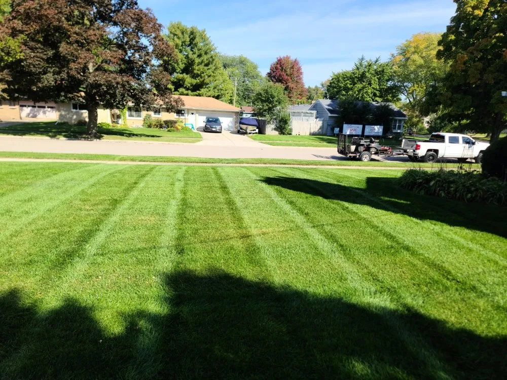 Custom landscape installation near you in Janesville, WI by Kinzie Lawncare