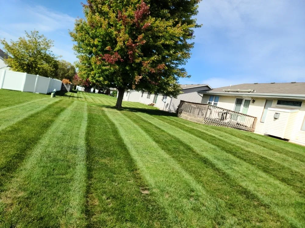 Custom lawn mowing service for beautiful yards across Janesville, WI - Kinzie Lawncare