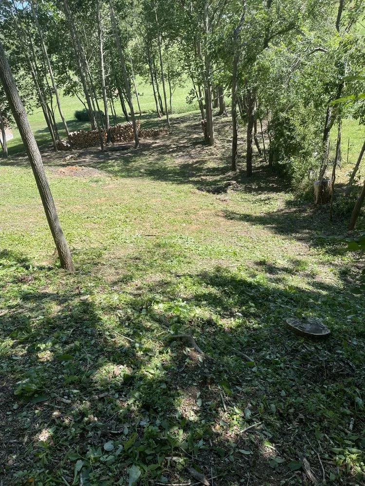 Professional landscape installation with custom design in Waynesville, NC by Kirkpatrick landscaping