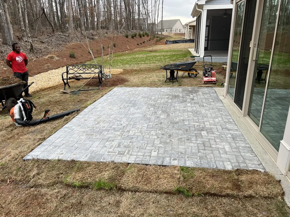 Local landscape installation for residential properties across Griffin, GA - Kirk's Cuts Landscaping and Lawn Maintenance