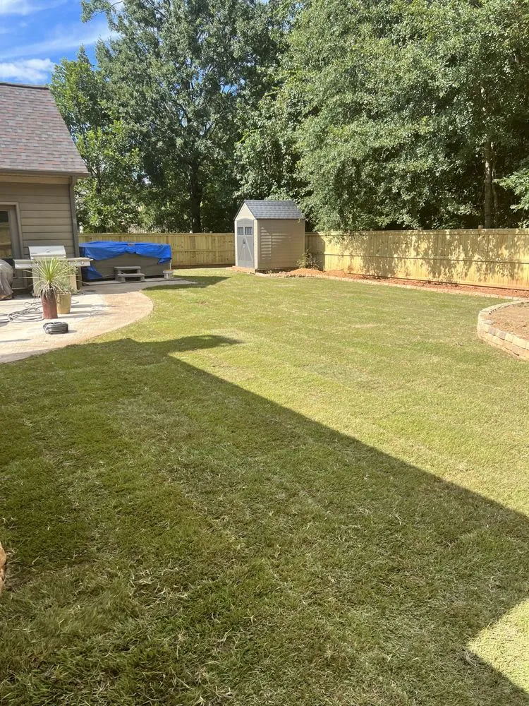 Affordable landscape design for homes in Griffin, GA by Kirk's Cuts Landscaping and Lawn Maintenance