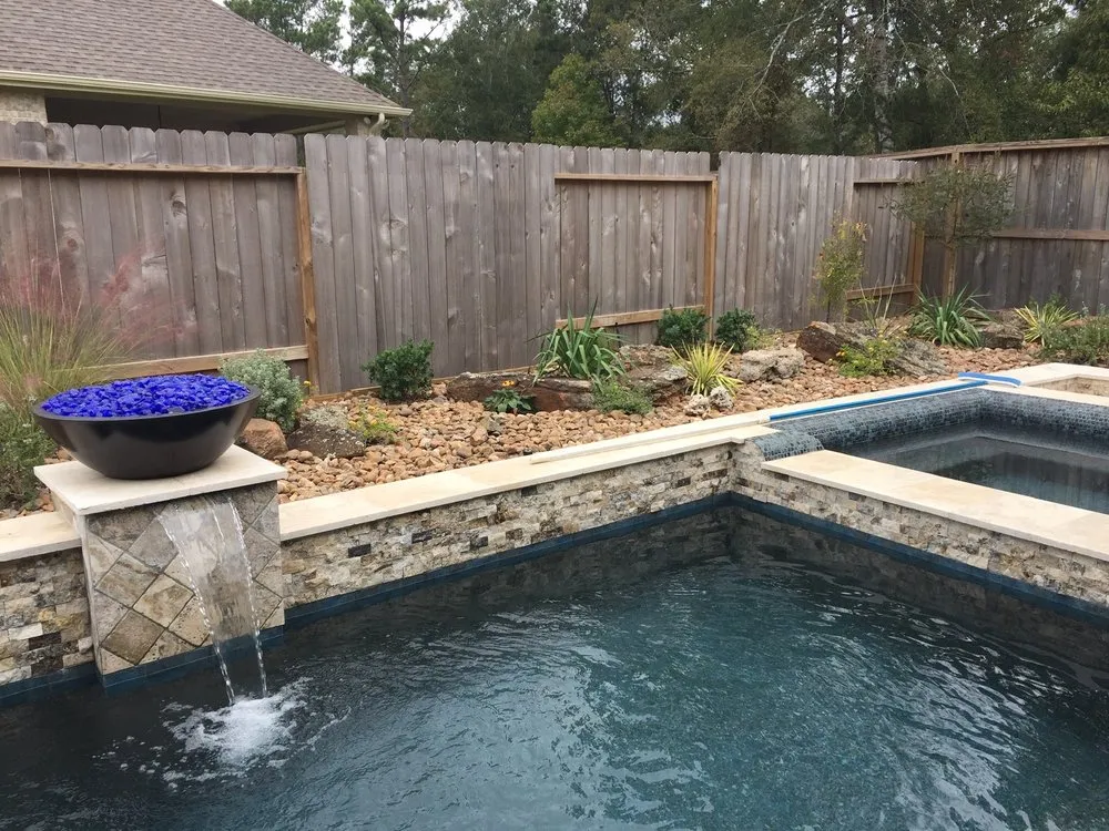 Custom landscape installation in Kingwood, TX - Kirsch Landscape & Design