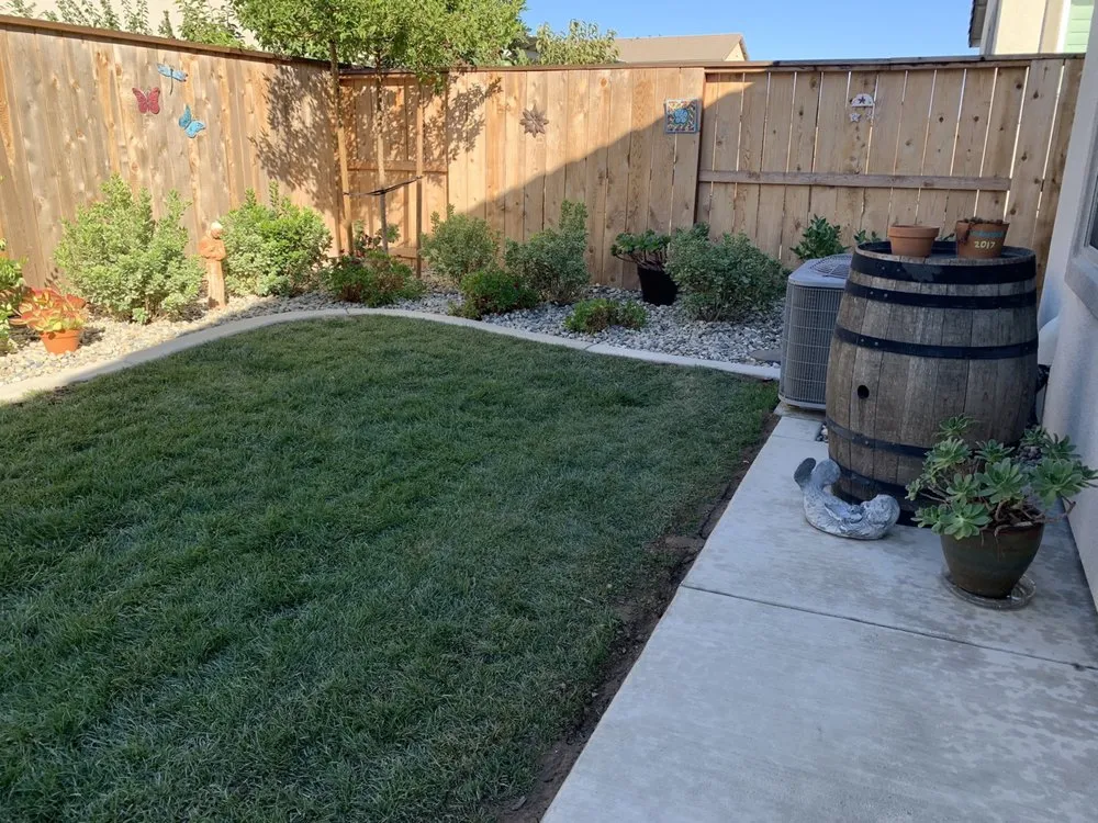 Trusted landscape installation for homes in Manteca, CA by Kiser Landscape Yard Pros