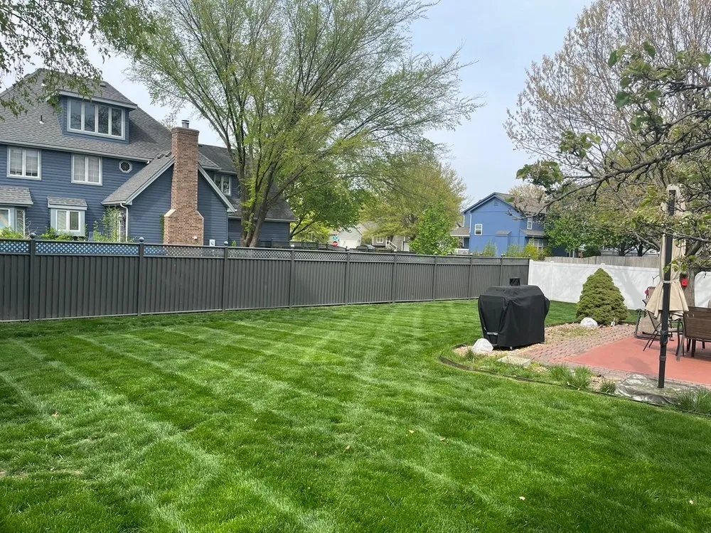 Custom landscape installation in Lee's Summit, MO by Kiss My Grass Lawn Care