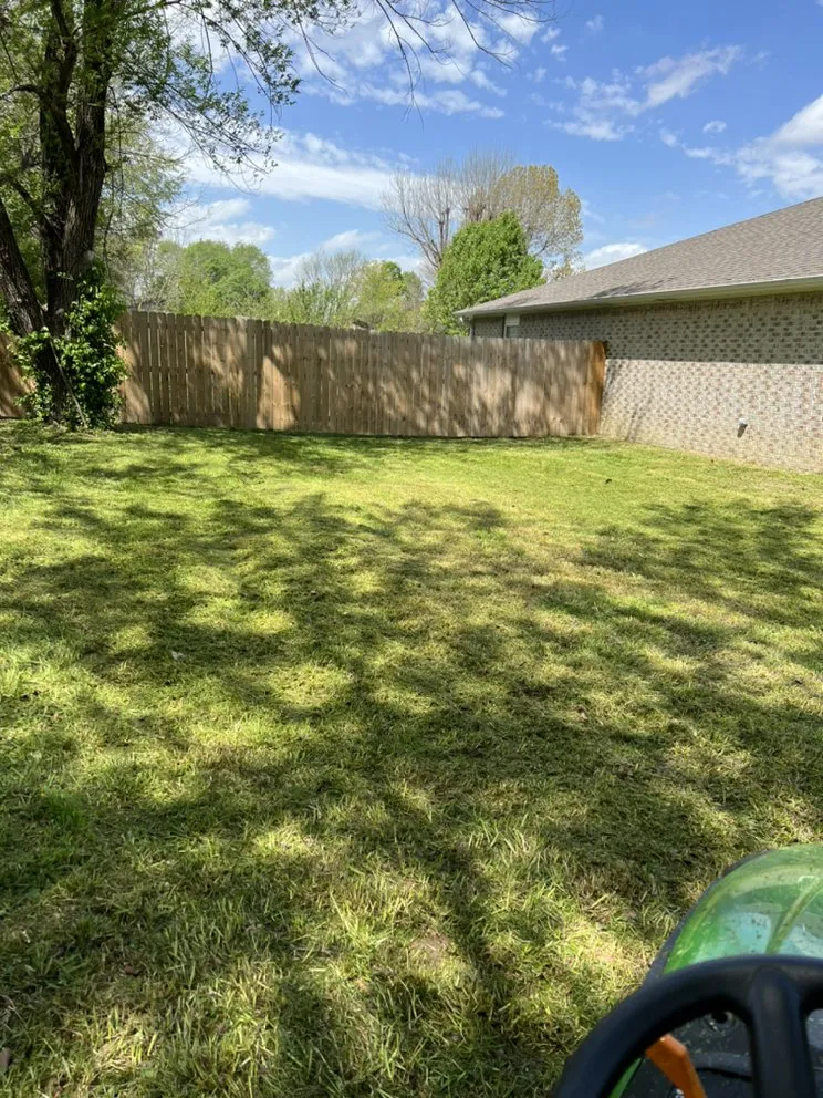 Local yard cleanup service with custom design in Rogers, AR by Kito's Residential Services