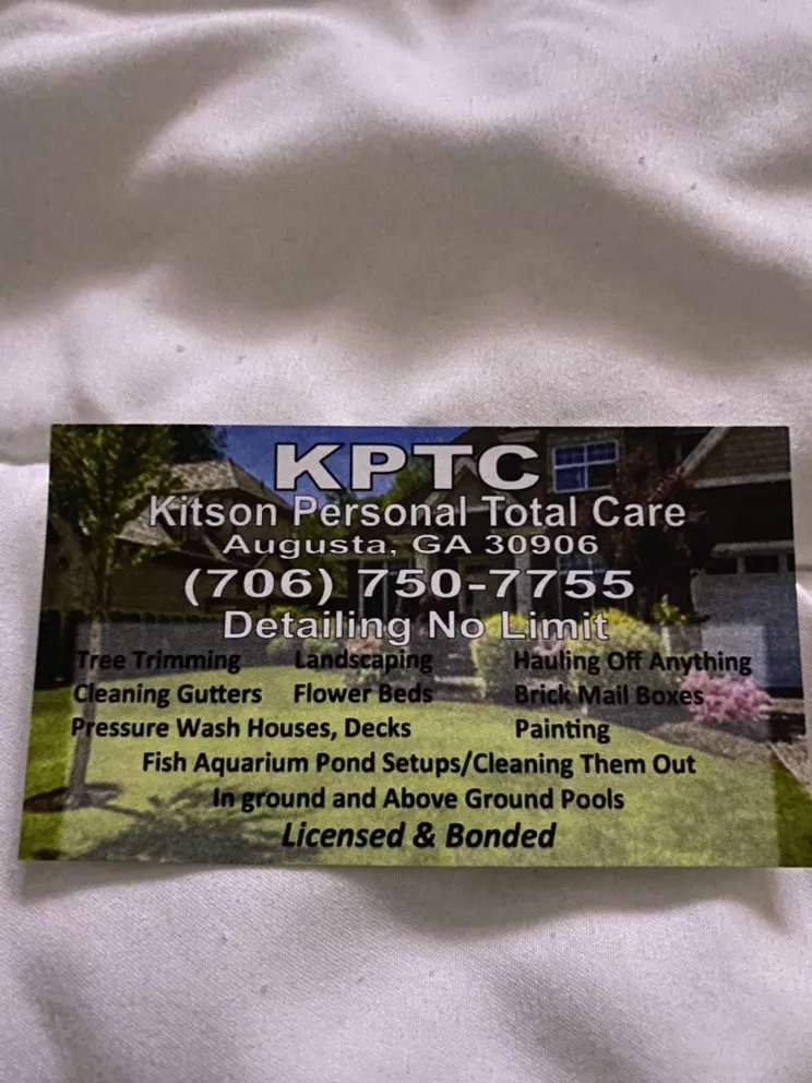 Top-rated yard cleanup service for residential properties in Hephzibah, GA by Kitson Personal Total Care