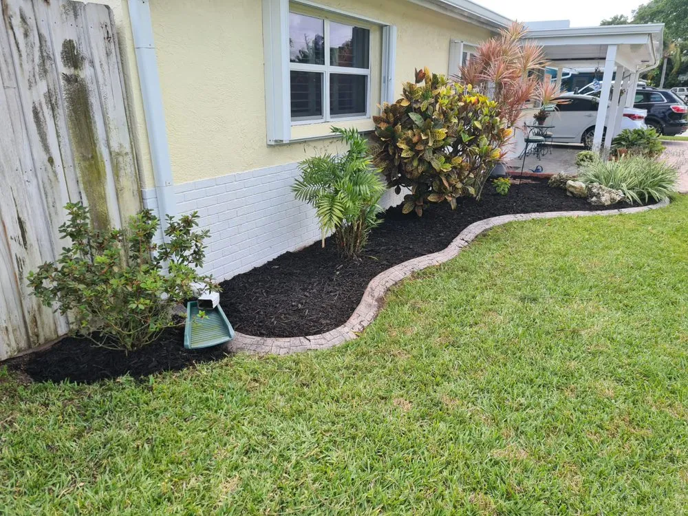 Expert landscape design for homes in Riviera Beach, FL by Kiwis Lawn and Landscaping Services