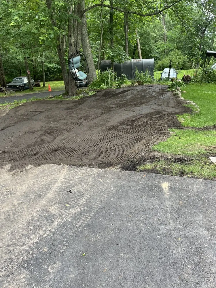 Professional garden landscaping for residential properties in Wilmington, MA by KJ Ackerley Excavating