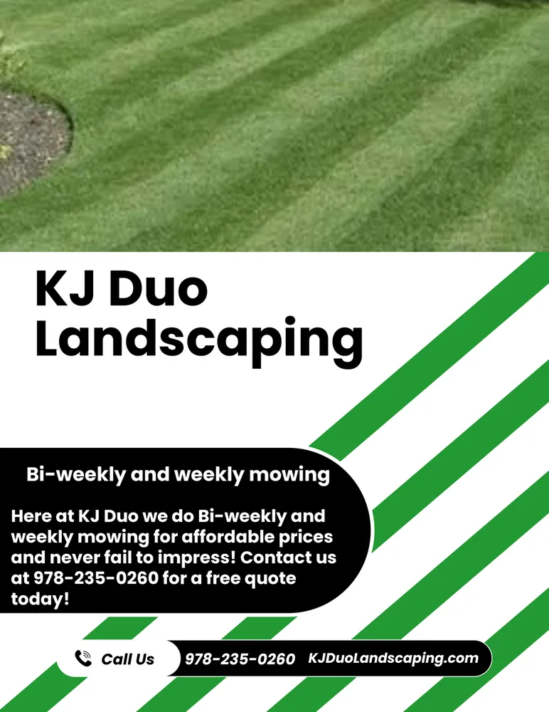 Local lawn mowing service for homes in Ashburnham, MA by KJ Duo Landscaping