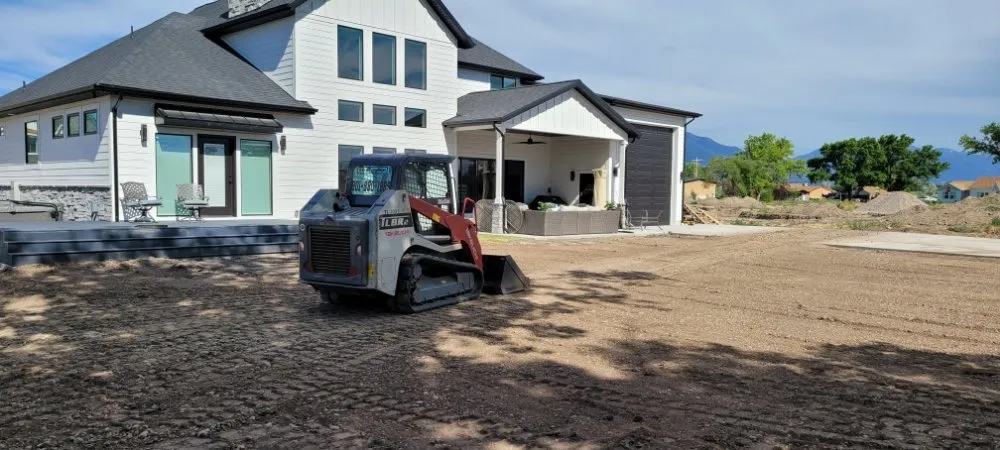 Custom residential landscaping in Layton, UT - KJ Excavation & Landscaping