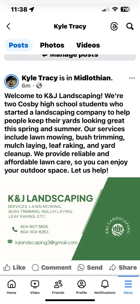 Professional residential landscaping experts serving Moseley, VA - K&J Landscaping