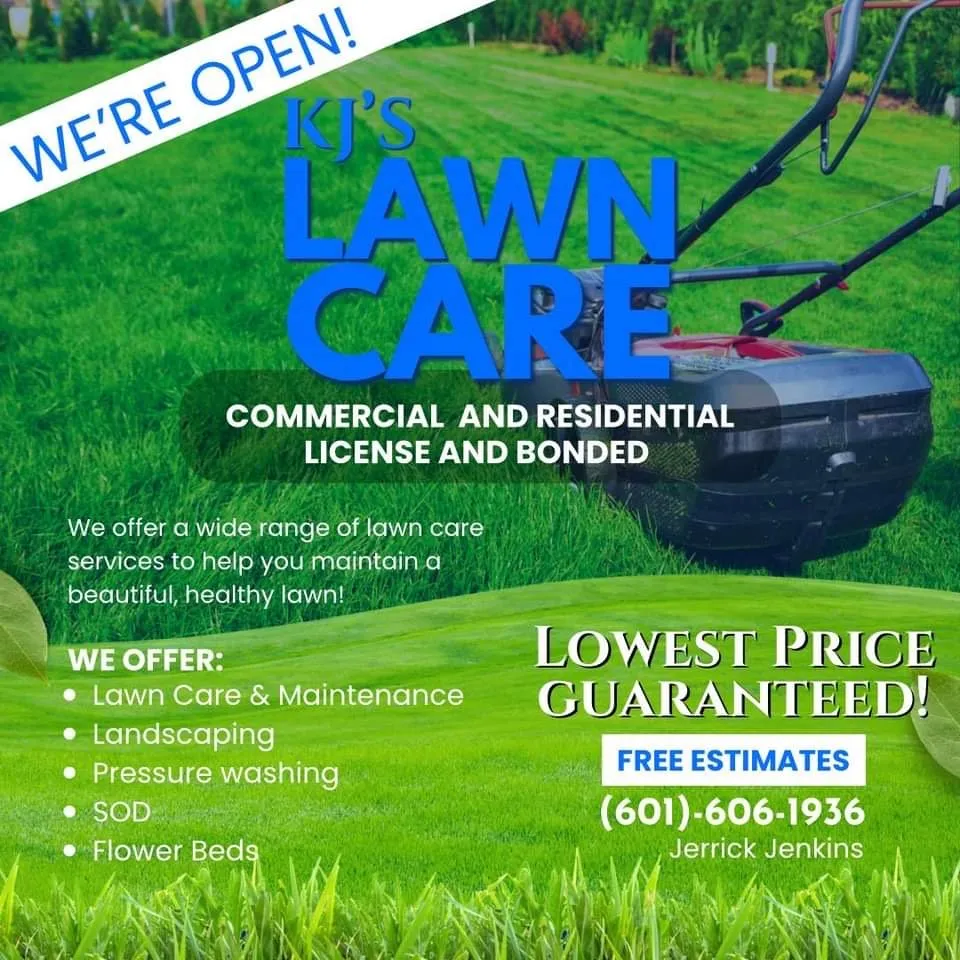 Local landscape design in Hattiesburg, MS - KJ’S Lawn Care