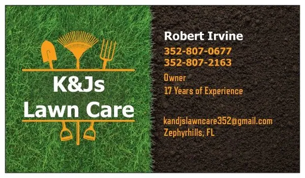 K&Js Lawn Care Logo