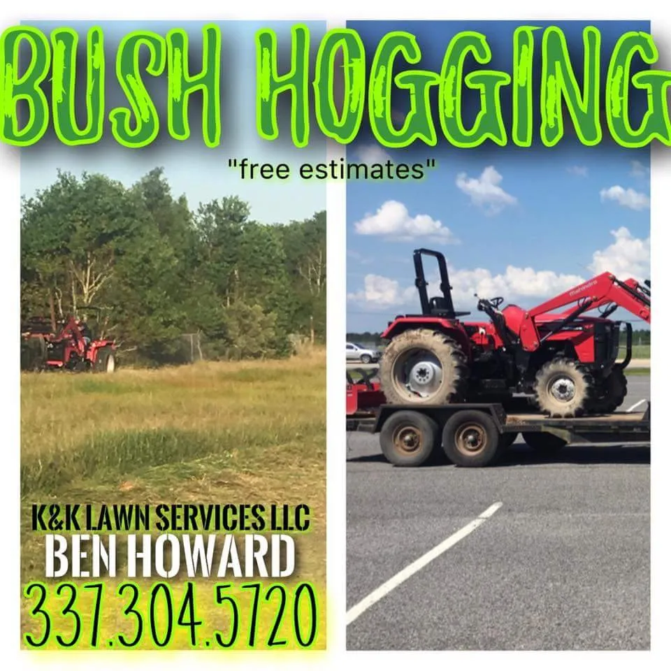 Custom yard maintenance experts serving Iowa, LA - K&K Lawn Service