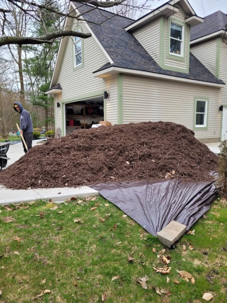 Custom garden landscaping with custom design across Muskegon, MI - K&K Lawn Services