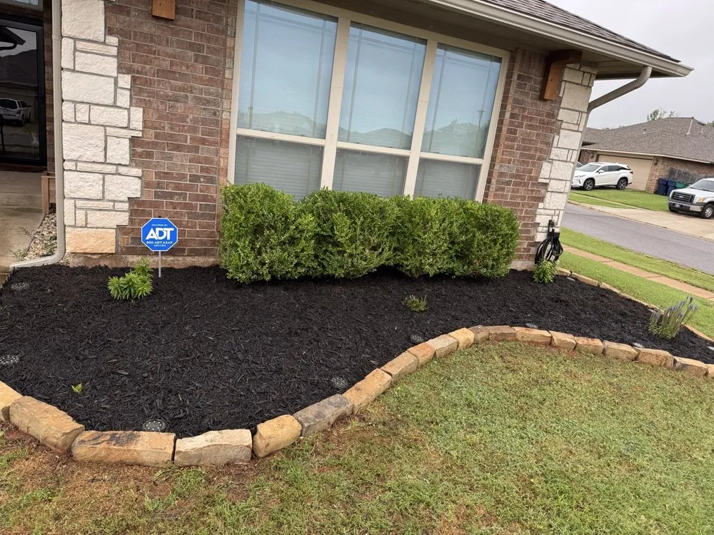 Affordable landscape design for residential properties in Oklahoma City, OK by K&K Outdoor Services