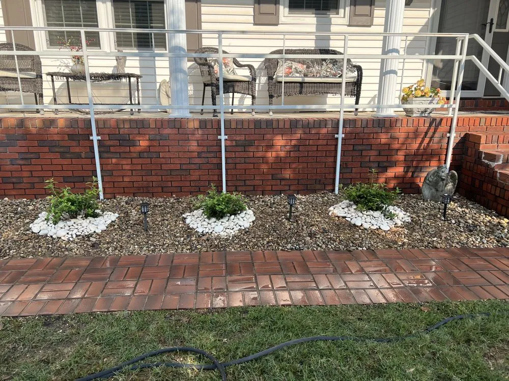 Professional outdoor landscaping with custom design in Mayfield, KY by K&K Services