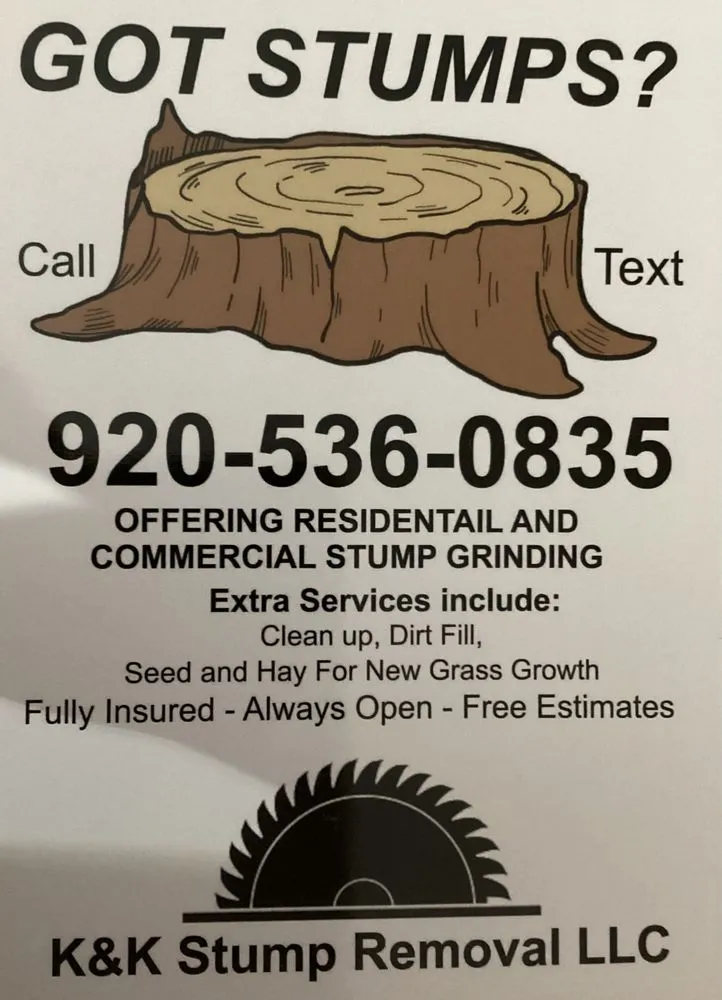 Reliable outdoor landscaping in Green Bay, WI - K&K Stump Removal