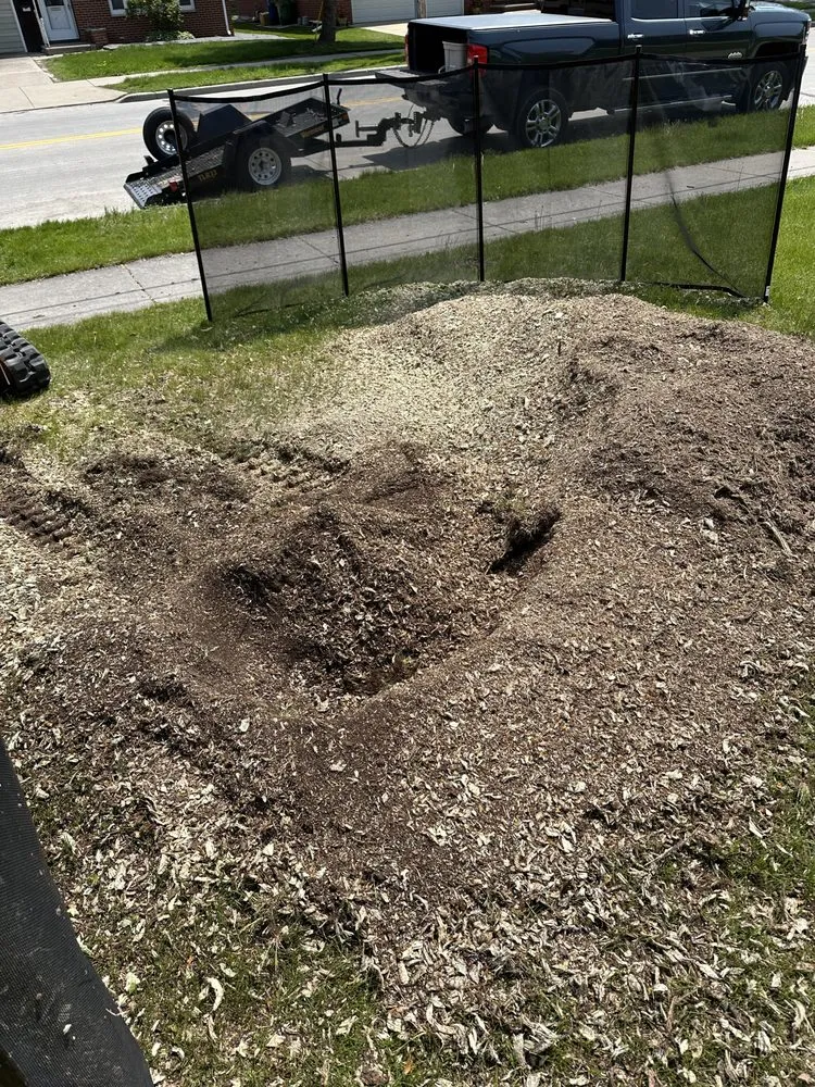 Affordable yard maintenance in Green Bay, WI by K&K Stump Removal