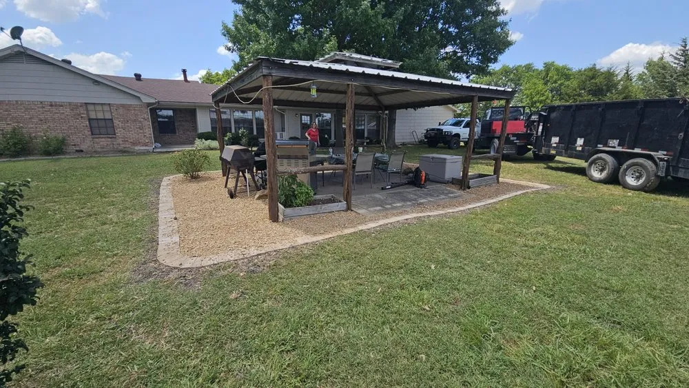 Professional outdoor landscaping for homes in Nevada, TX by KL Gregory & Son's