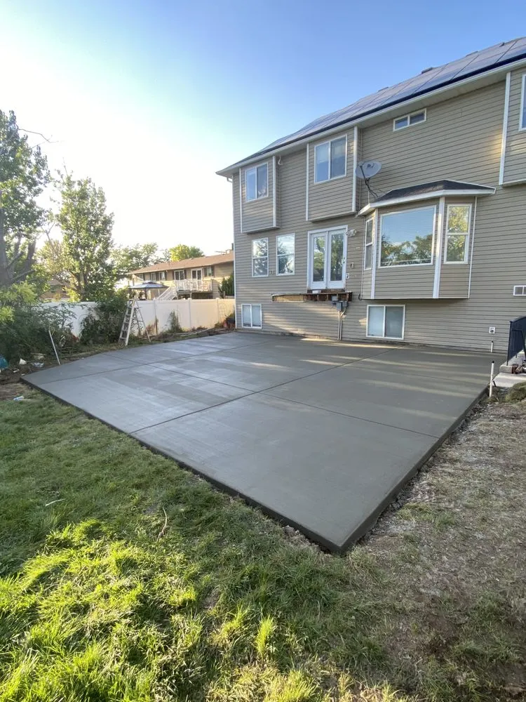 Custom landscape installation with custom design across West valley, UT - Kl Home Services
