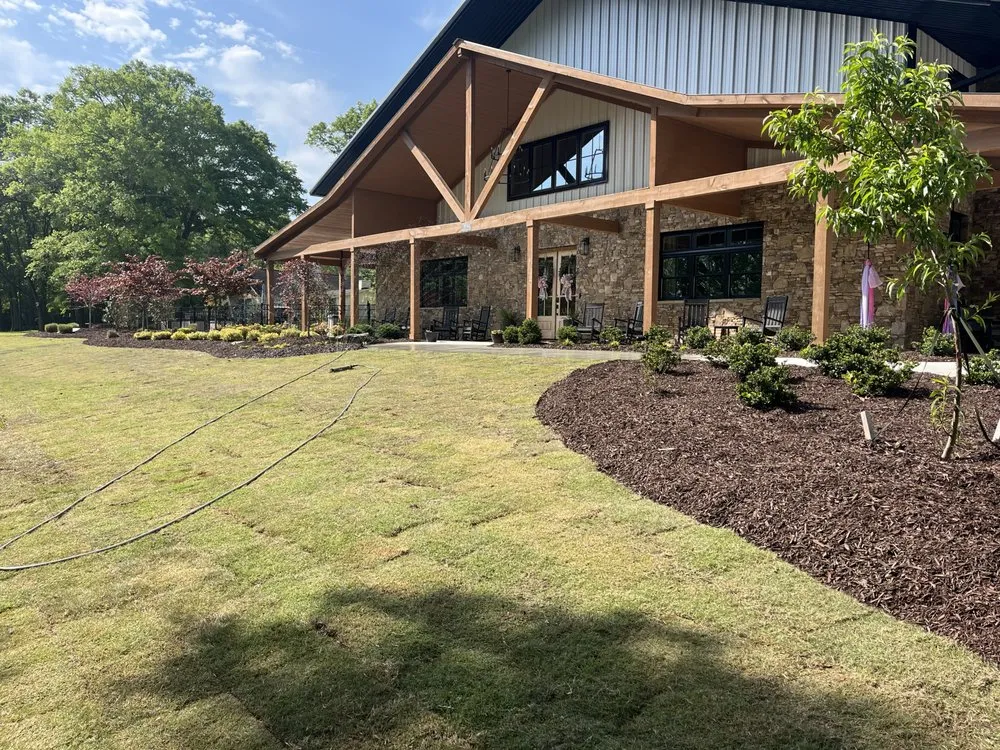 Custom outdoor landscaping for outdoor upgrades in Winder, GA by K&l Lawn Care