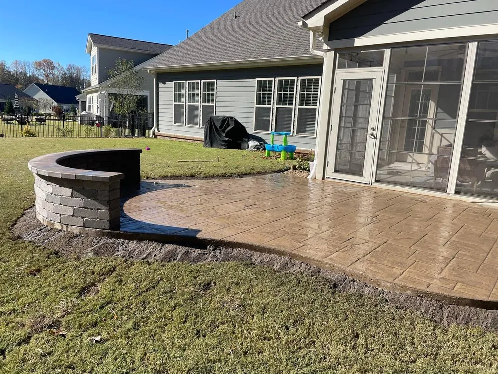 Custom landscape design in Fuquay-Varina, NC by KLC Landscape Services