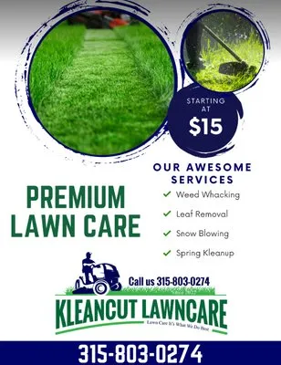 KleanCut Lawn Care Logo