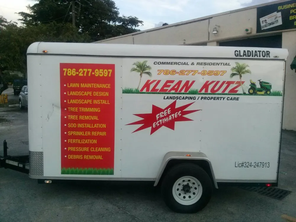 Affordable lawn care service in West Park, FL - Kleenkutz Landscaping/property Care