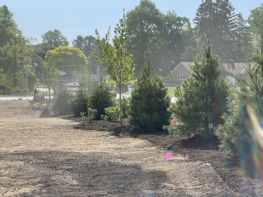 Expert landscape installation with custom design in Armada, MI by KLM Landscape