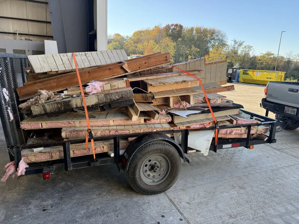 Custom garden landscaping with custom design in Amelia, OH by Klump Property Maintenance