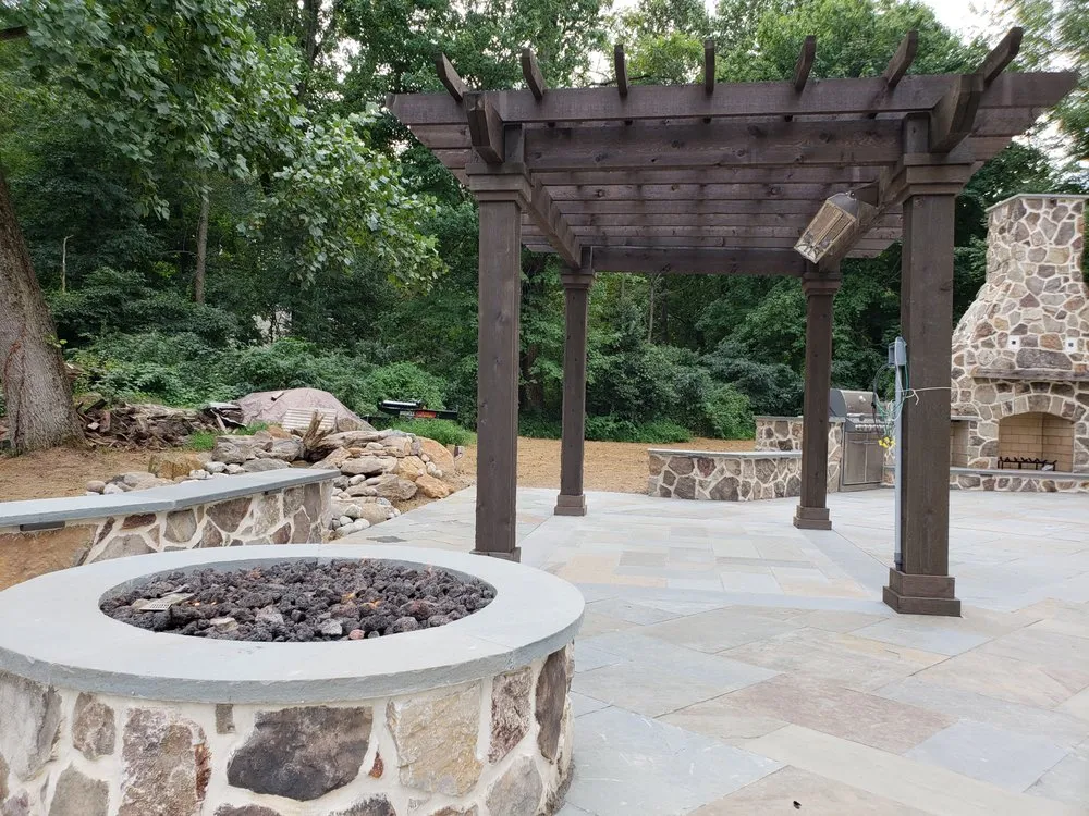 Custom garden landscaping for year-round maintenance across Downingtown, PA - KM Gardens