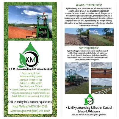 KM Hydroseeding & Erosion Control Logo